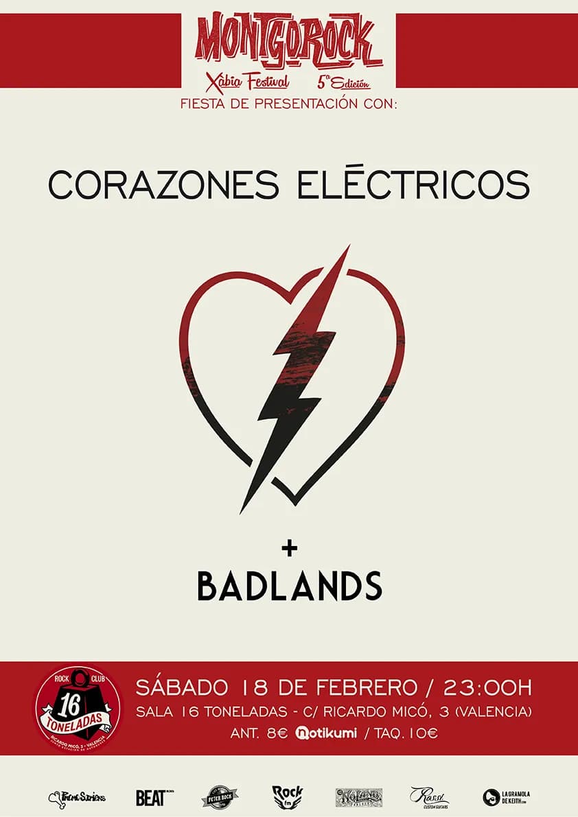 CORAZONES ELÉCTRICOS + BADLANDS
