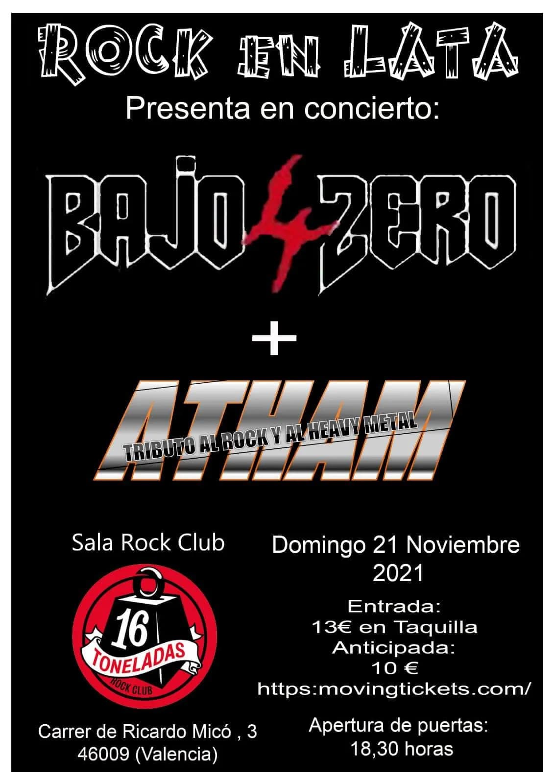 4 BAJO ZERO + ATHAM