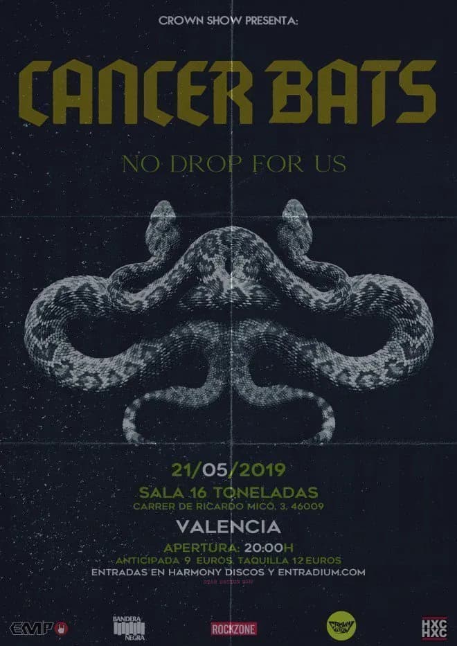 CANCER BATS + NO DROP FOR US