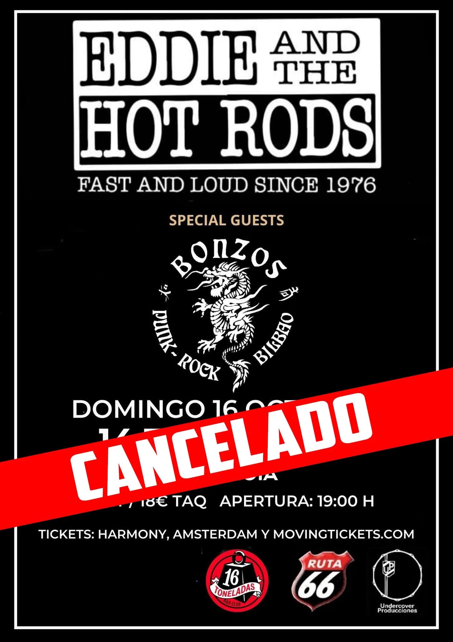 EDDIE & THE HOT RODS + BONZOS