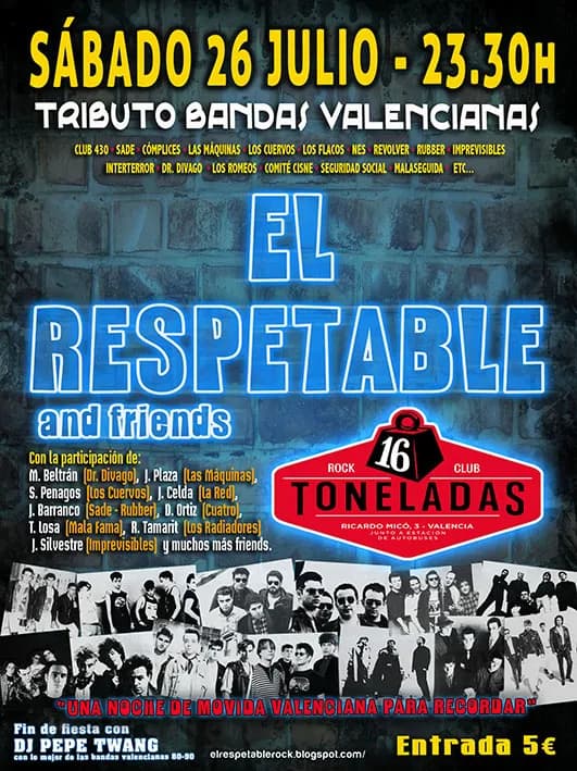 EL RESPETABLE AND FRIENDS + dj pepe twang