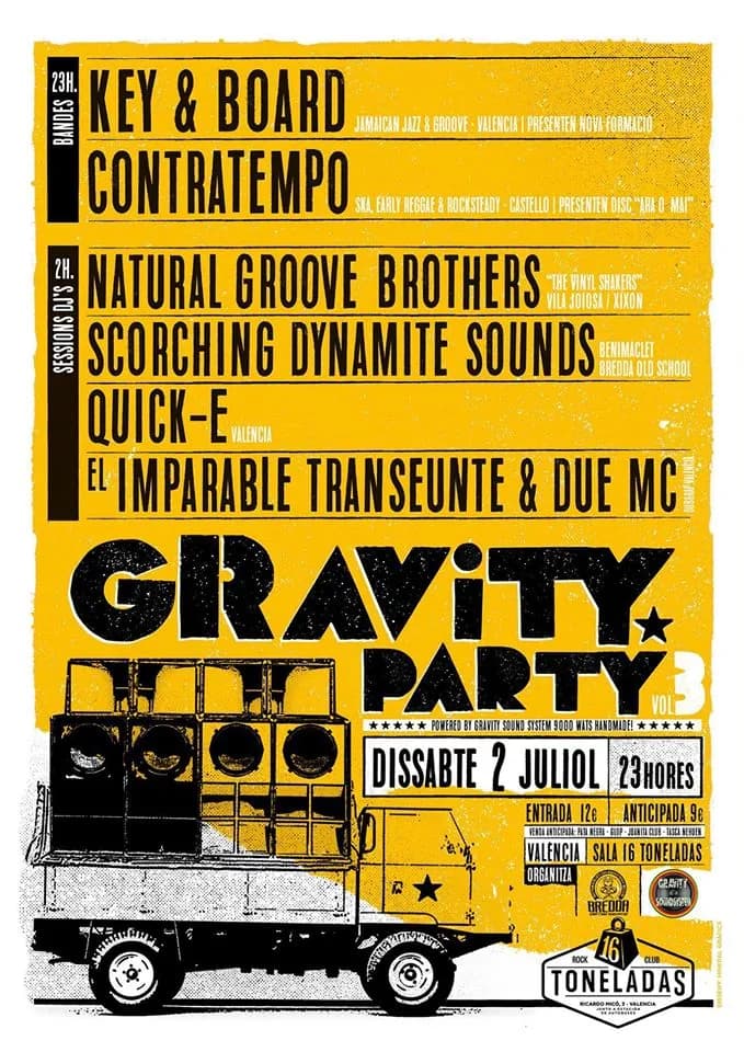 GRAVITY PARTY VOL.3: KEY&BOARD +CONTRATEMPO