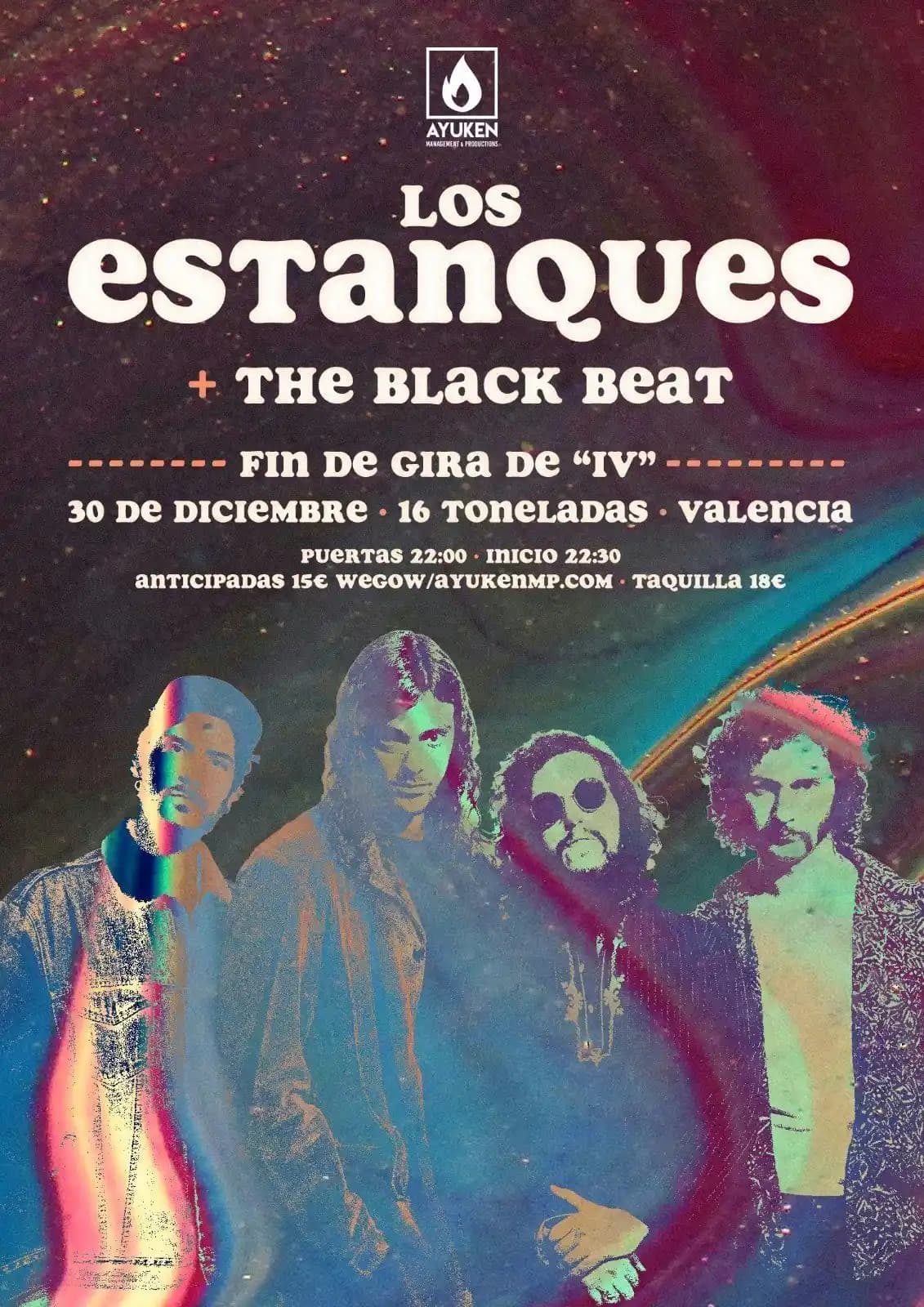 LOS ESTANQUES +  THE BLACK BEAT