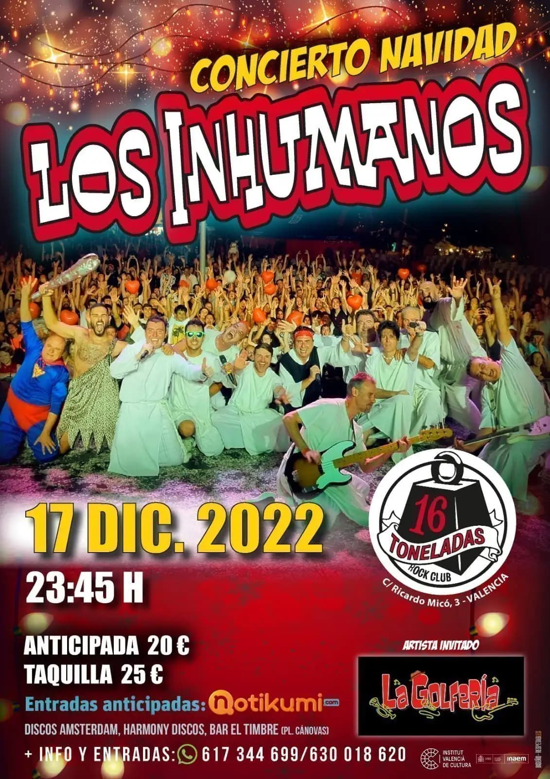 LOS INHUMANOS + LA GOLFERÍA