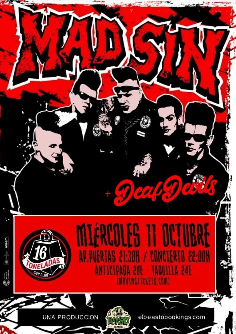 MAD SIN + DEAF DEVILS