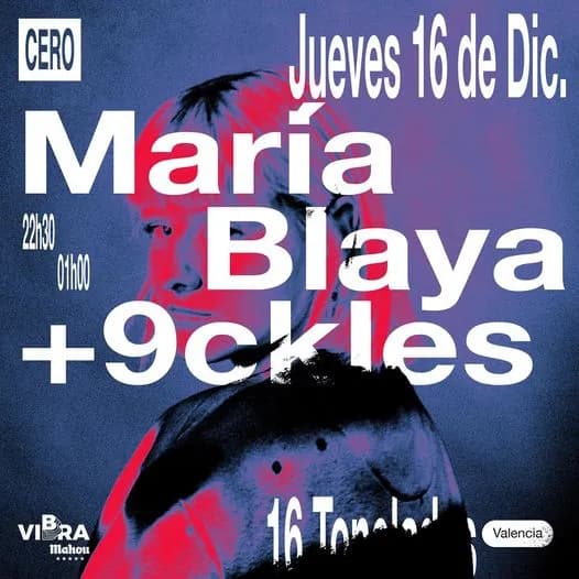 MARÍA BLAYA + 9 CKLES