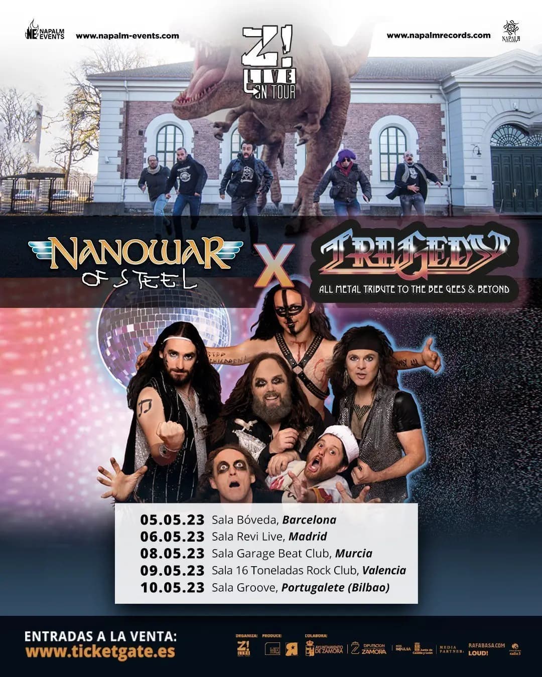 NANOWAR OF STEEL + TRAGEDY