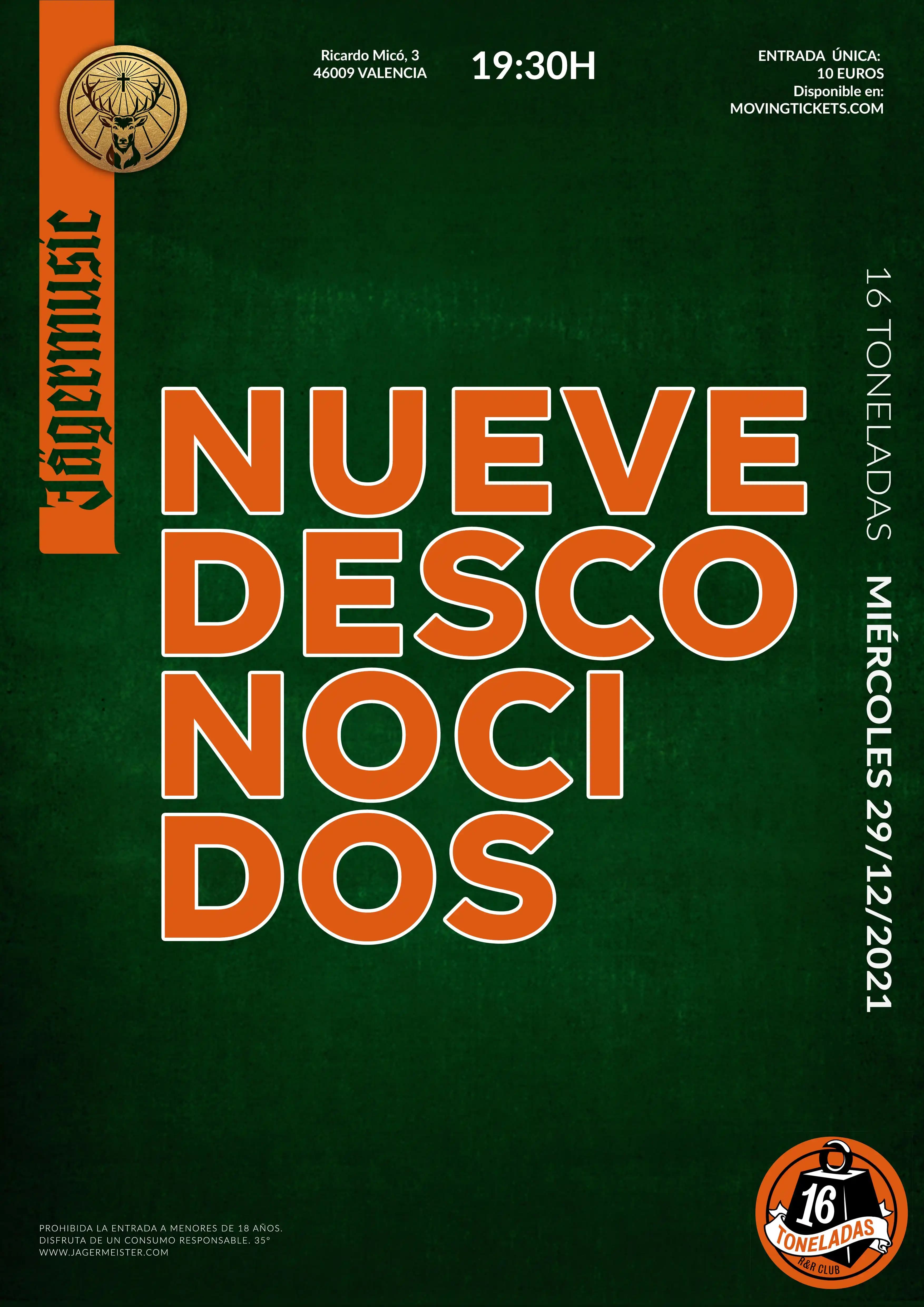 NUEVE DESCONOCIDOS