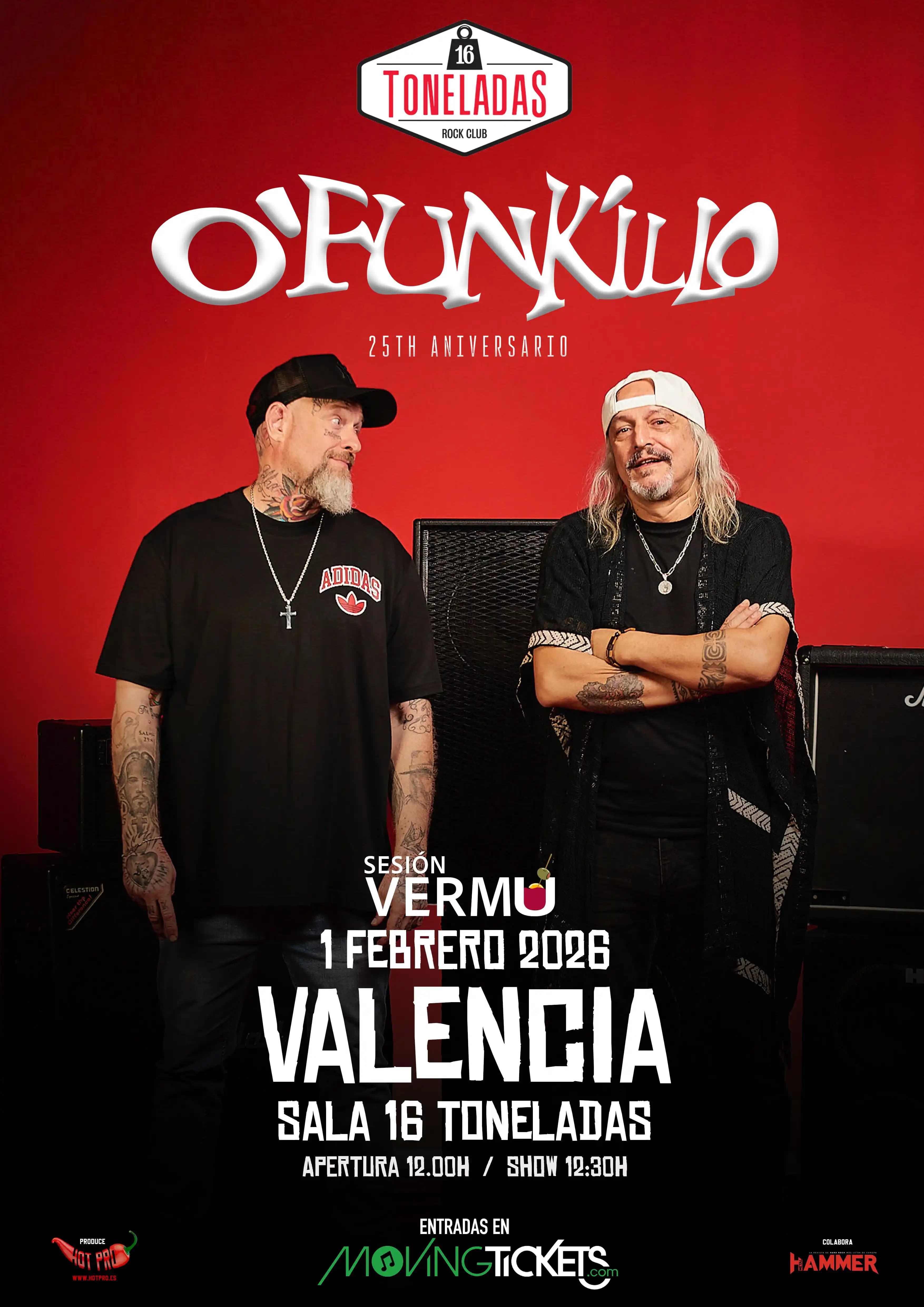 O'FUNKILLO (Sesión vermú)