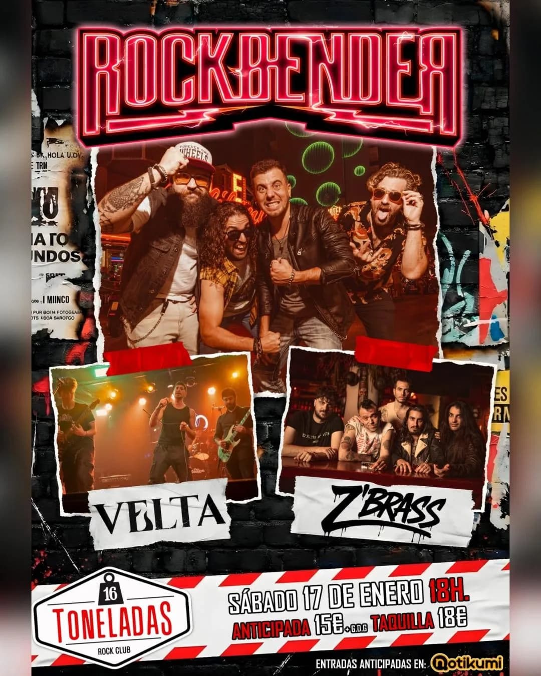 ROCKBENDER + VELTA + Z'BRASS