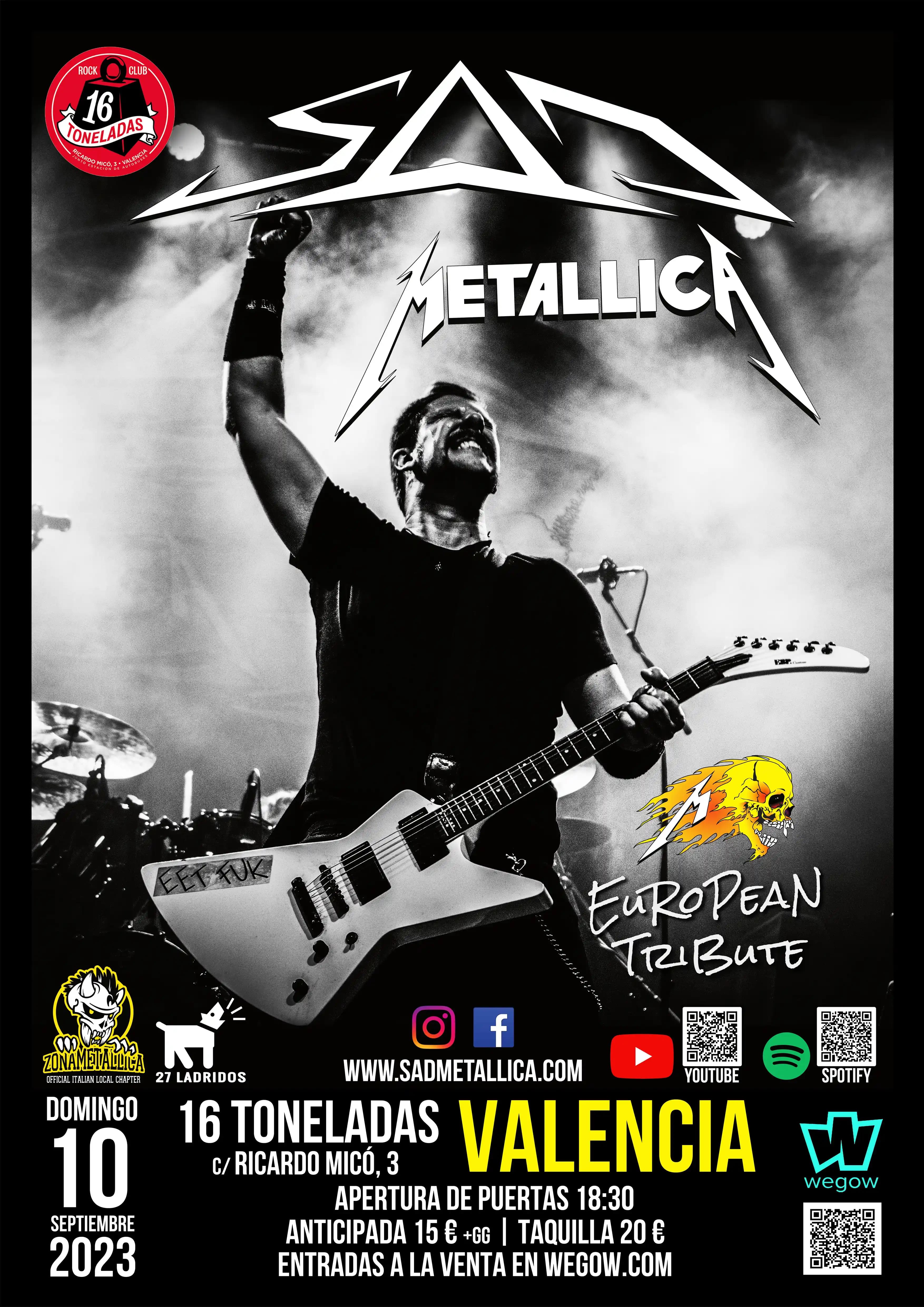 SAD (European Metallica Tribute)
