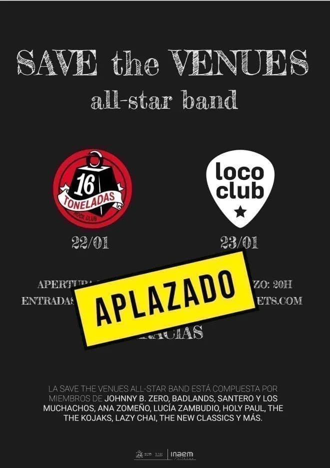 SAVE THE VENUES ALL-STAR BAND