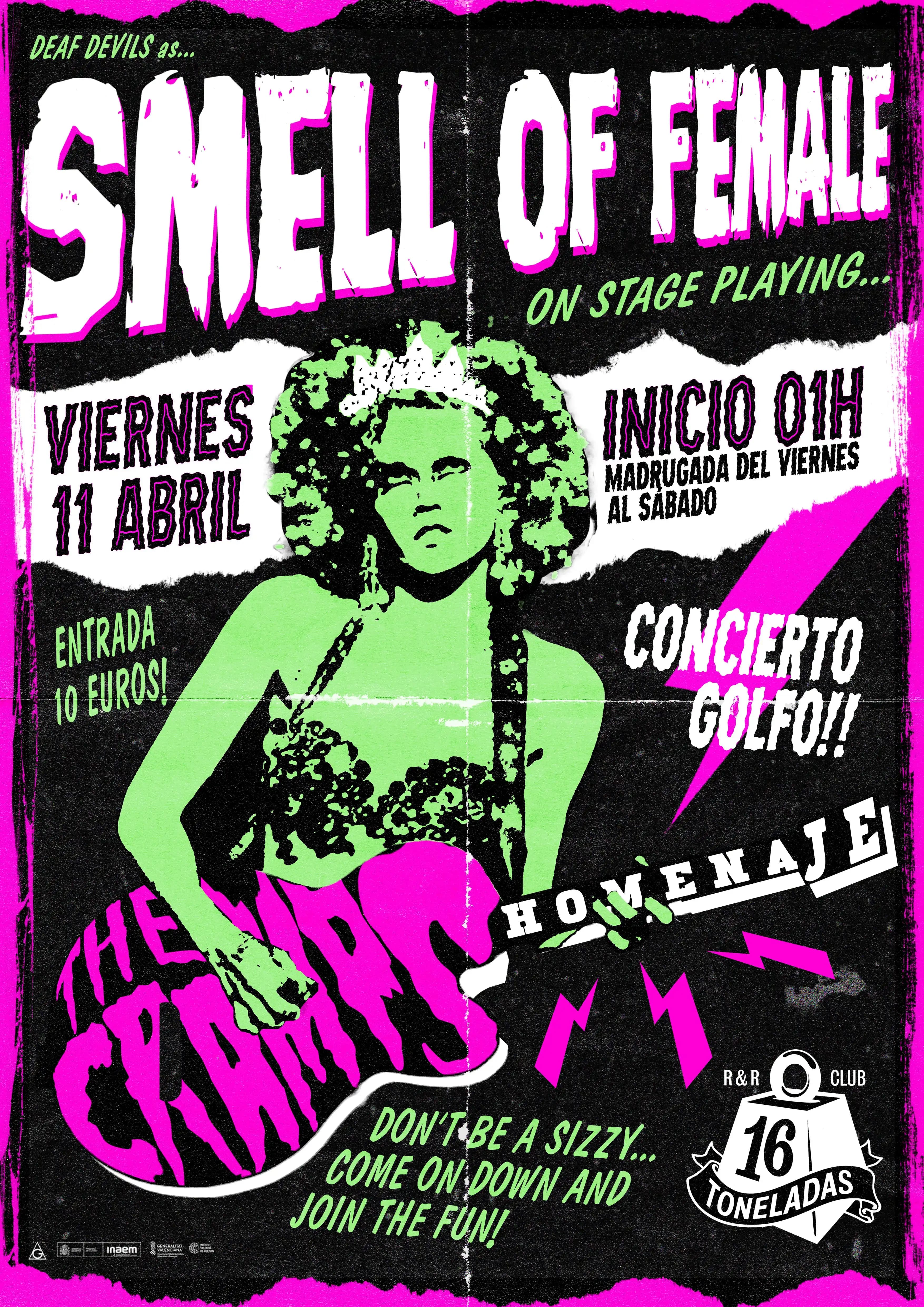 SMELL OF FEMALE PLAY THE CRAMPS