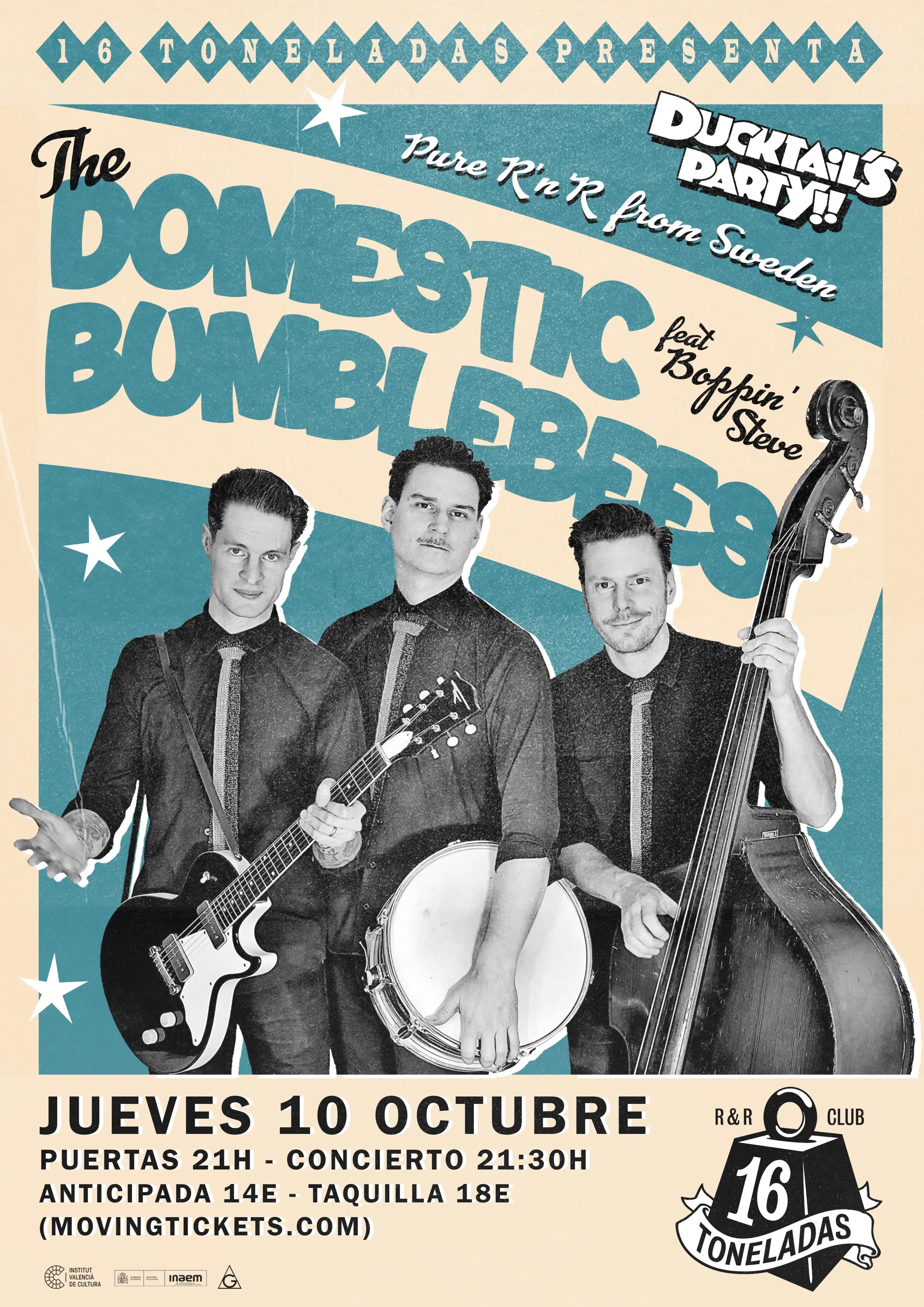 THE DOMESTIC BUMBLEBEES feat BOPPIN' STEVE