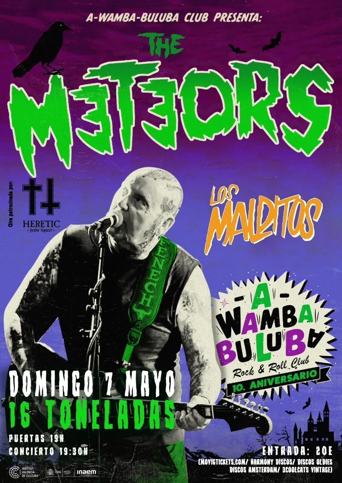 THE METEORS + LOS MALDITOS