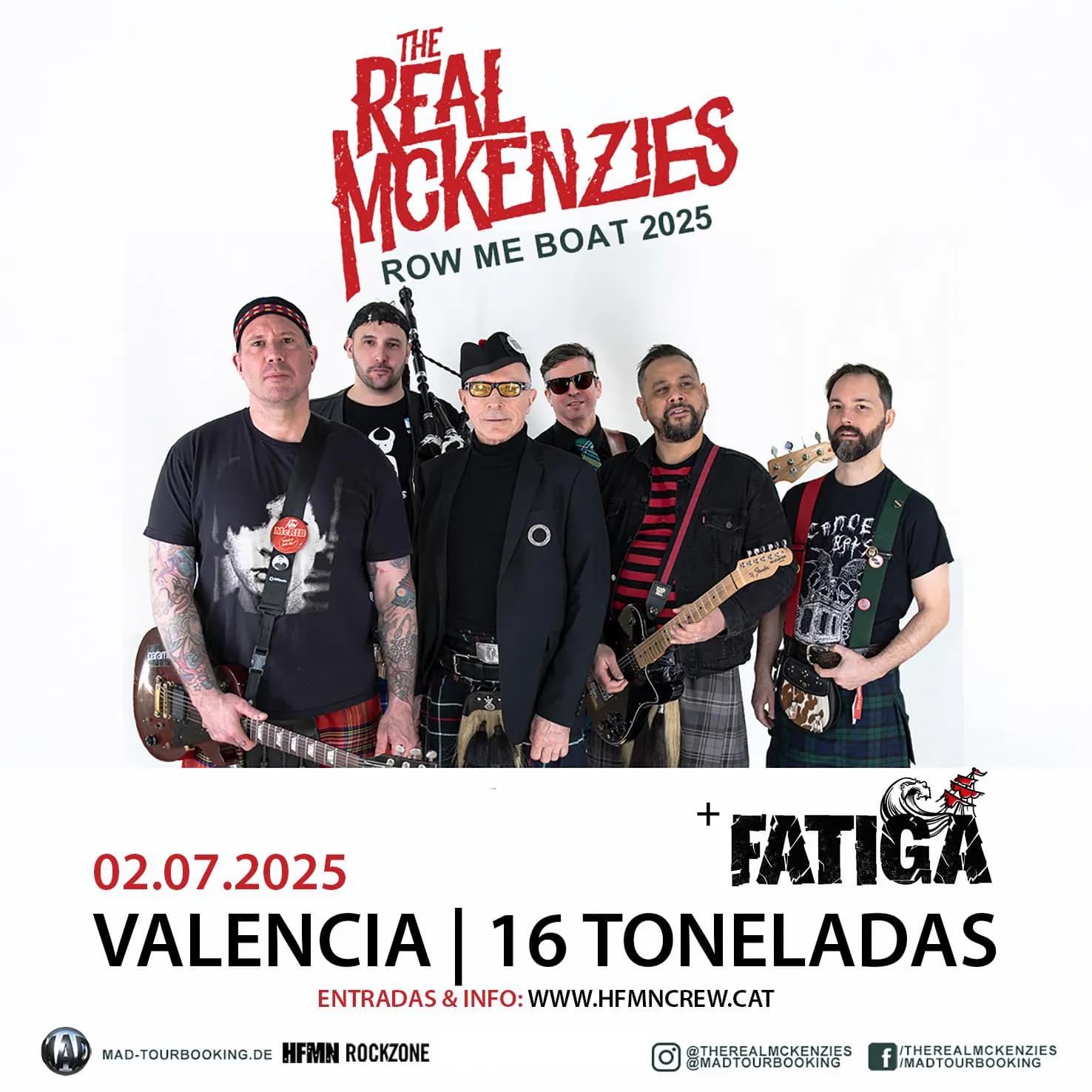 THE REAL MCKENZIES + FATIGA