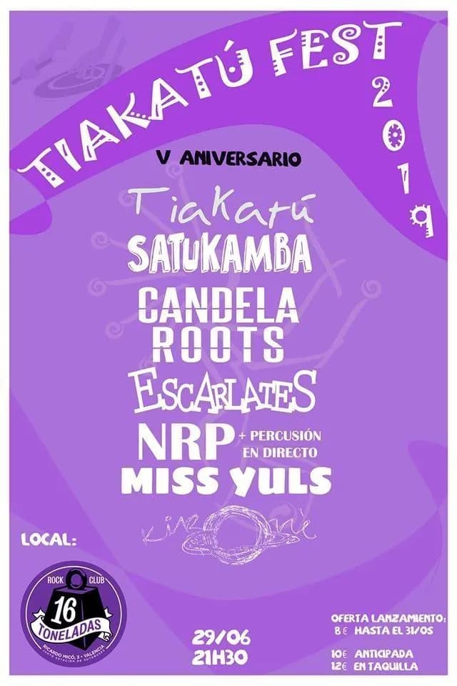 TIAKATÚ FEST 2019
