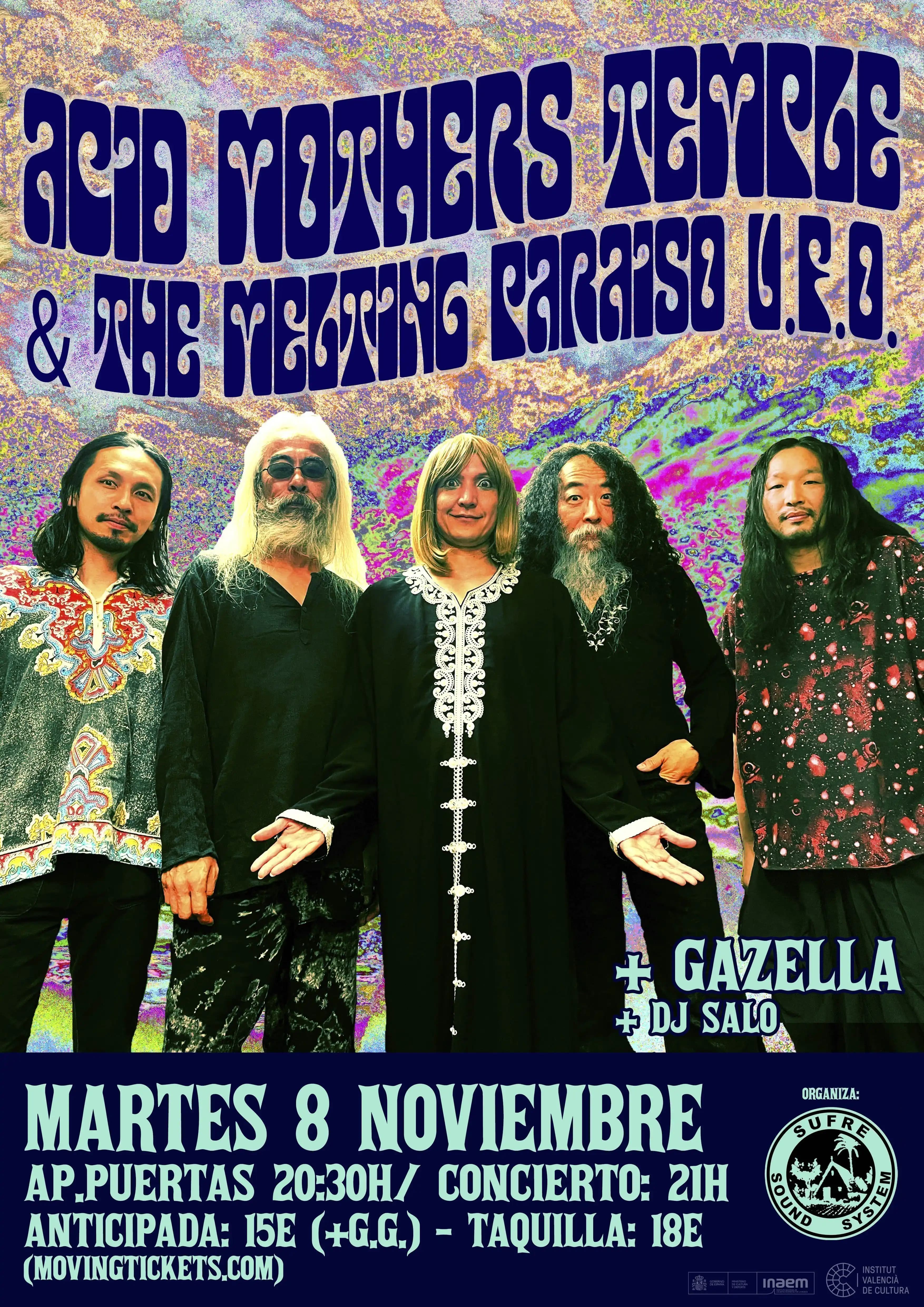 ACID MOTHERS TEMPLE & THE MELTING PARAISO U.F.O + GAZELLA