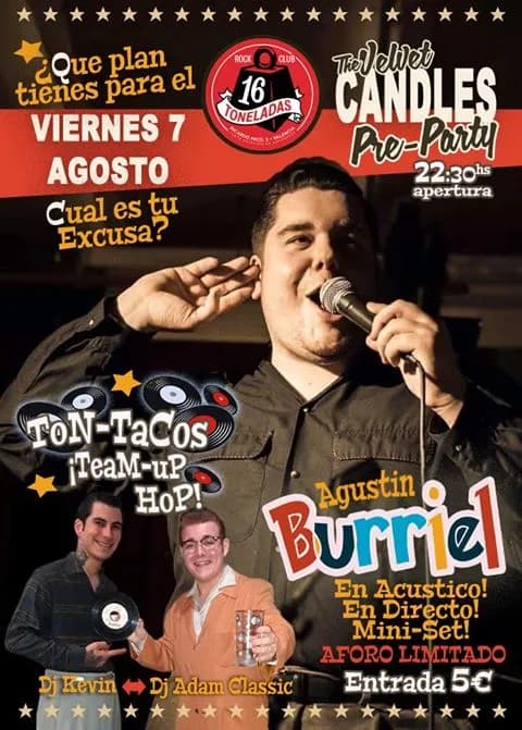 Agustín Burriel en acústico