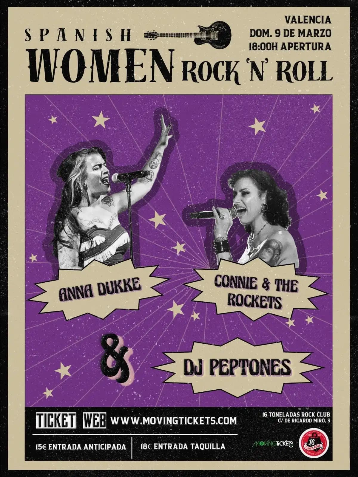 ANNA DUKKE + CONNIE & THE ROCKETS + DOGHOUSE SAM AND HIS MAGNATONES