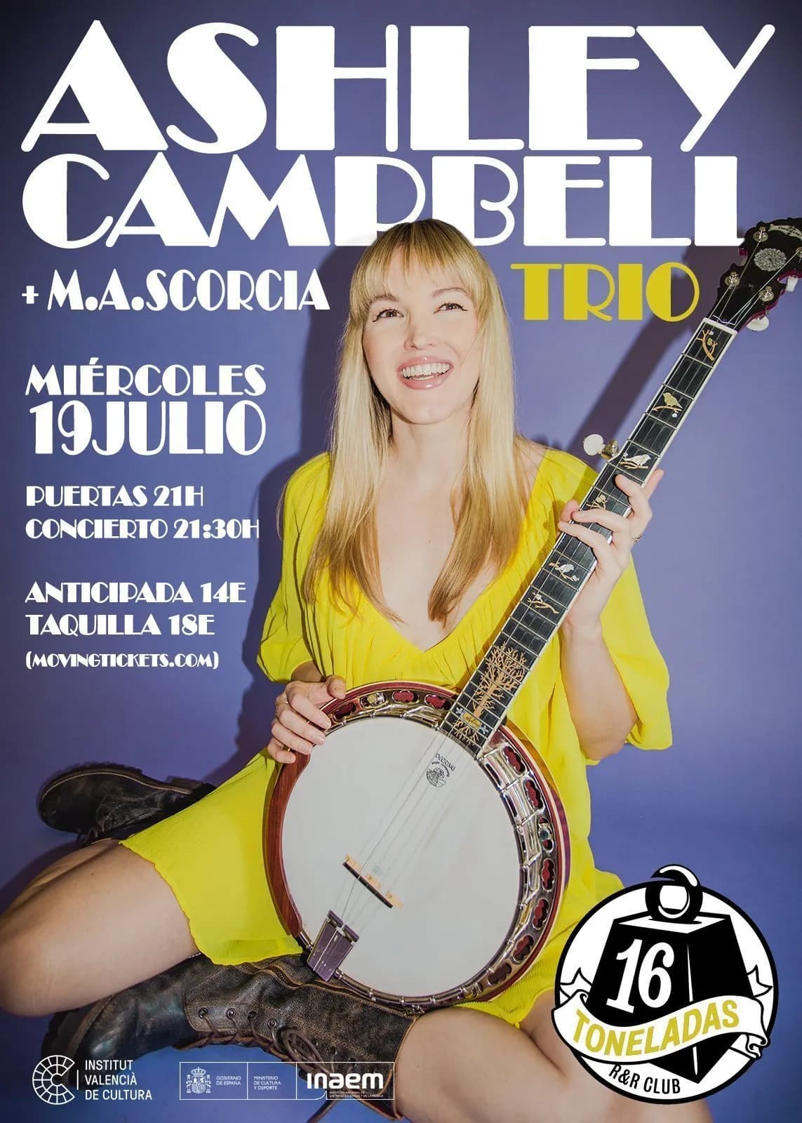 ASHLEY CAMPBELL TRÍO + M.A. SCORCIA