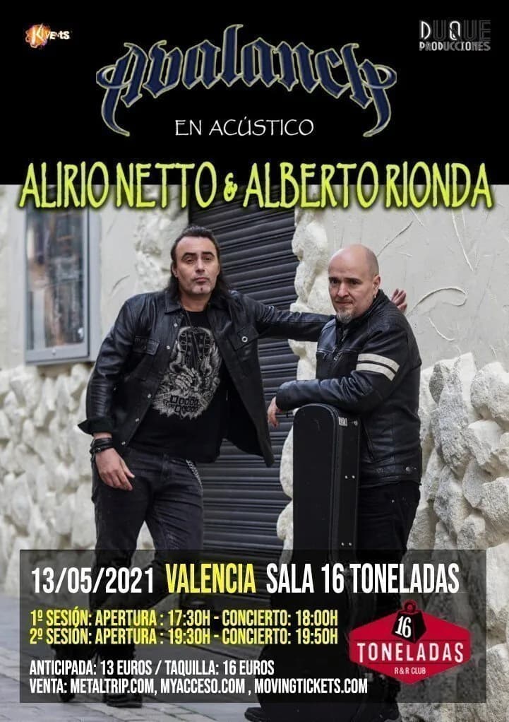 AVALANCH: Alberto Rionda y Alirio Netto