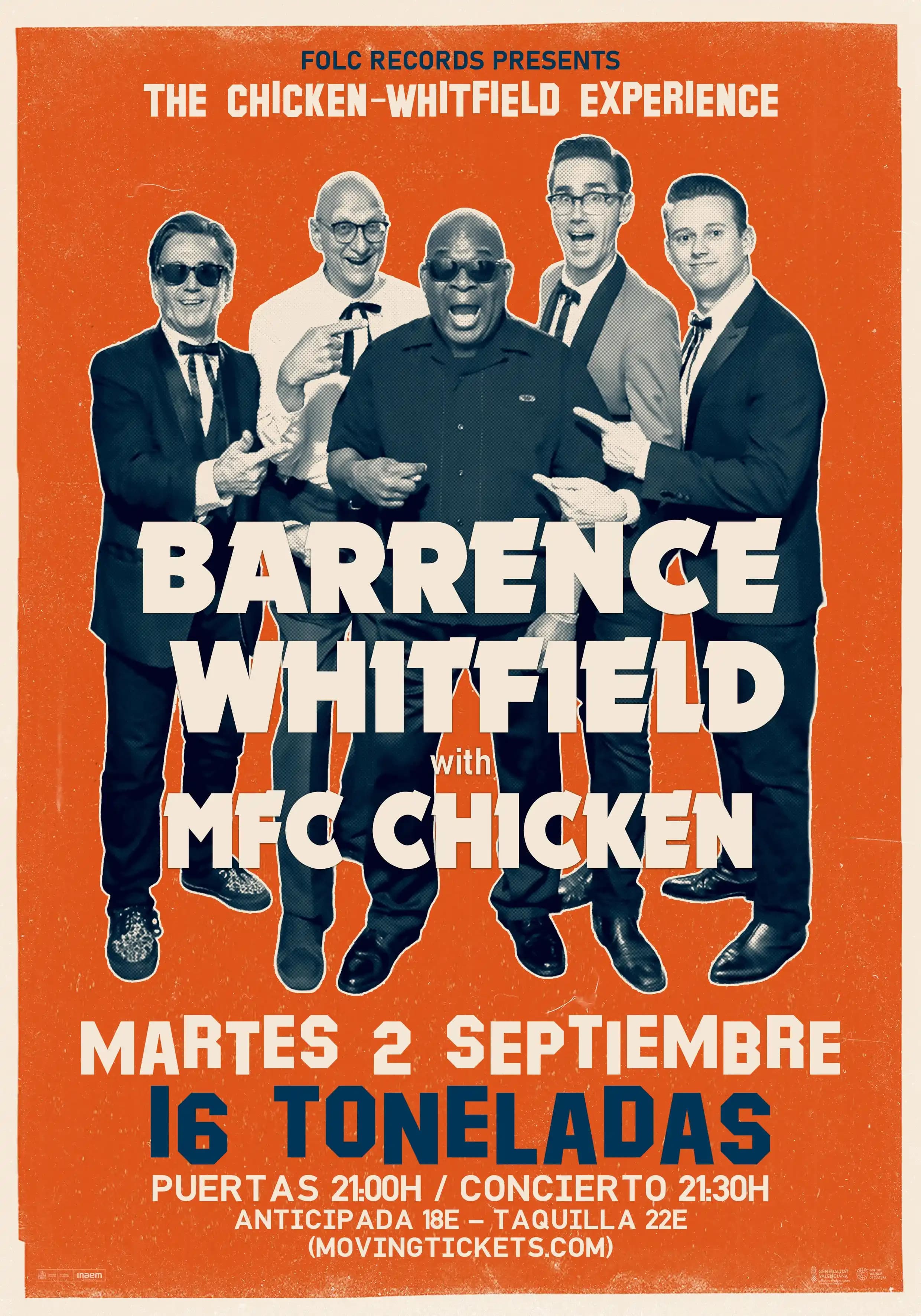 BARRENCE WHITFIELD with MFC CHICKEN
