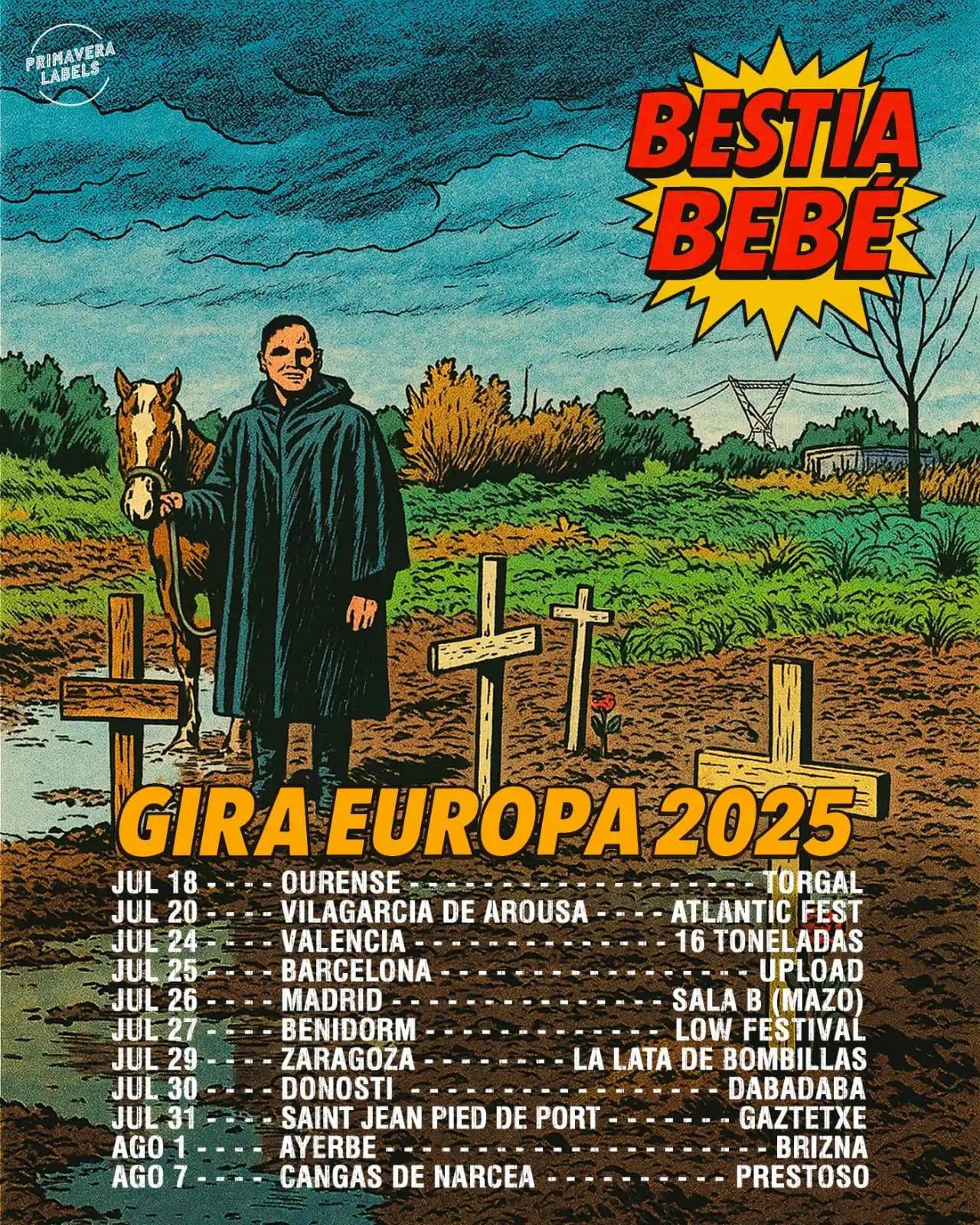 BESTIA BEBÉ + CIEN GALGOS