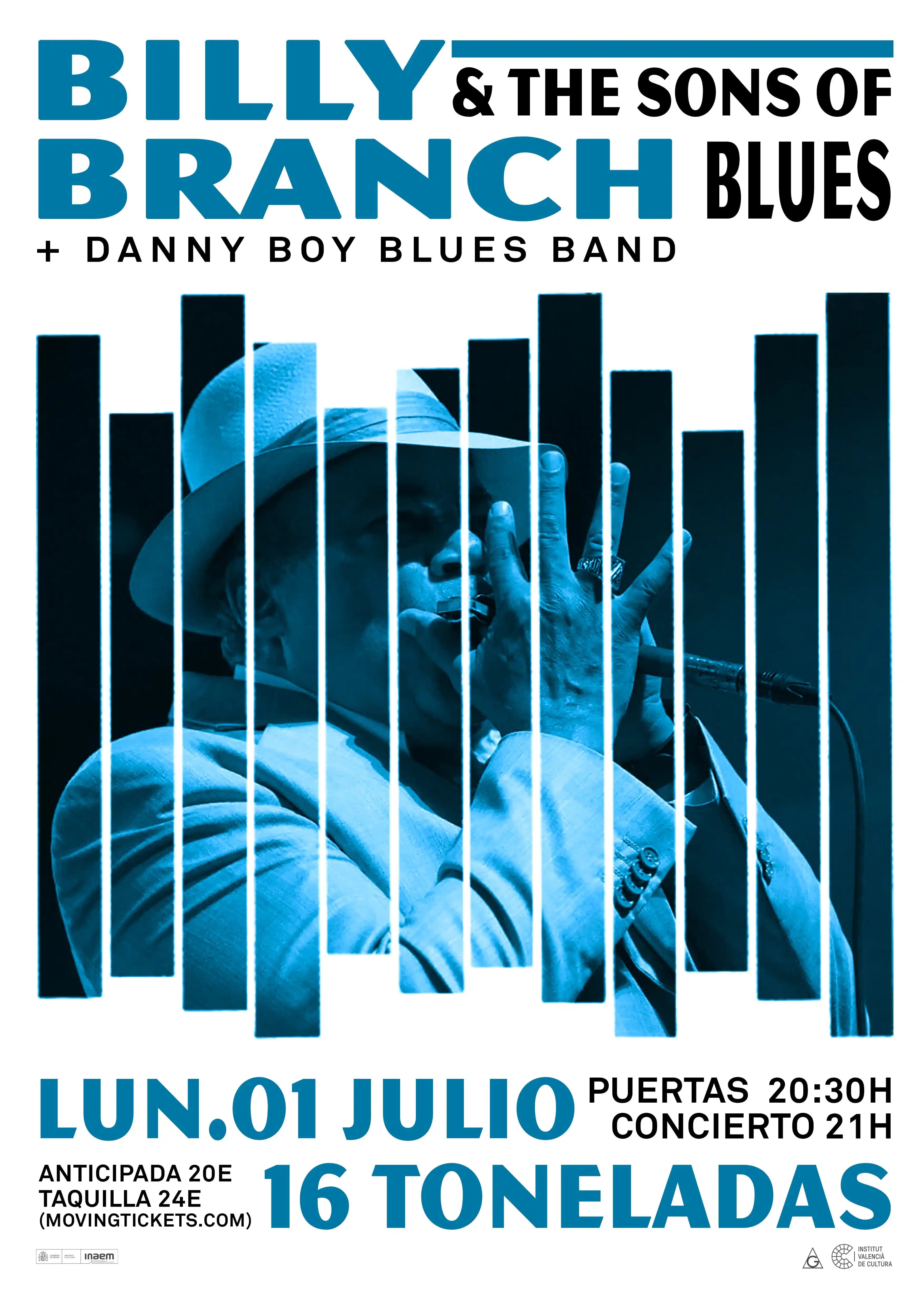 BILLY BRANCH & THE SONS OF BLUES + DANNY BOY BLUES BAND