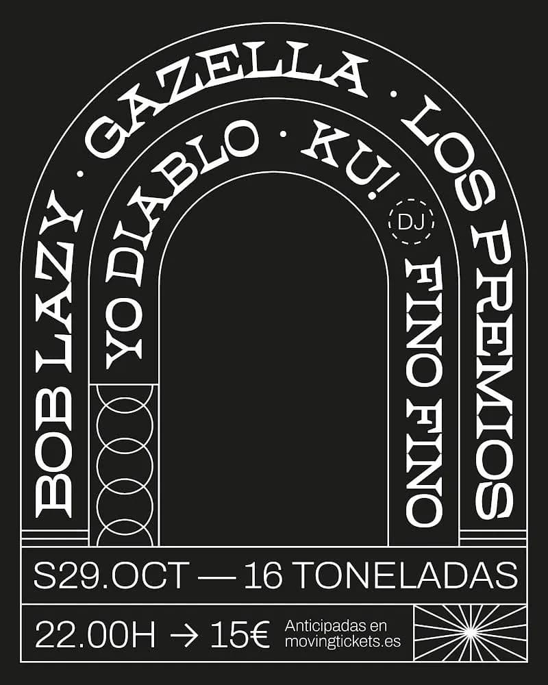 BOB LAZY + GAZELLA + LOS PREMIOS + YO DIABLO + KU! + DJ FINOFINO
