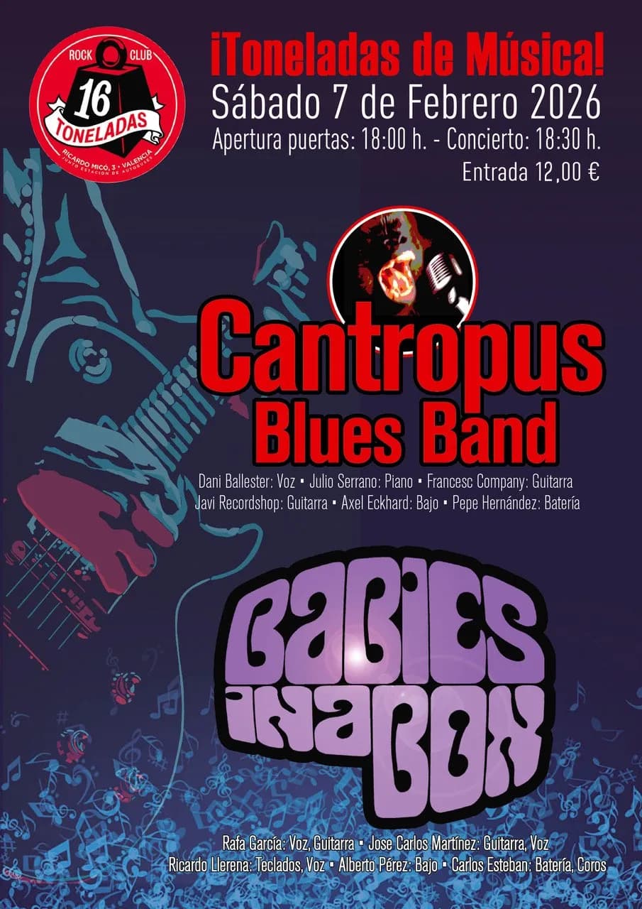 CANTROPUS BLUES BAND + BABIES IN A BOX