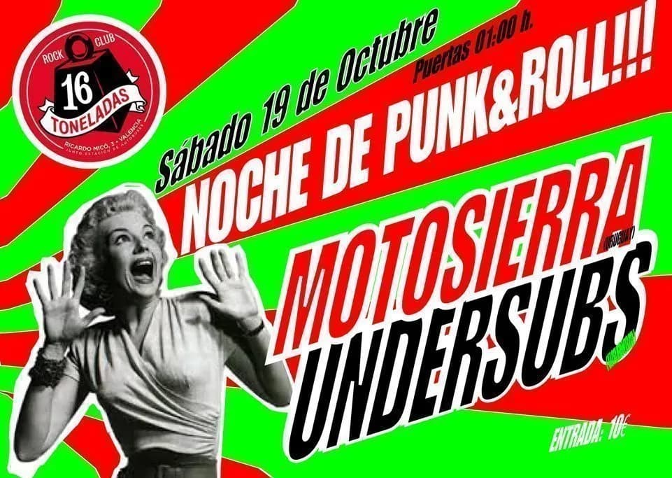 MOTOSIERRA + UNDERSUBS