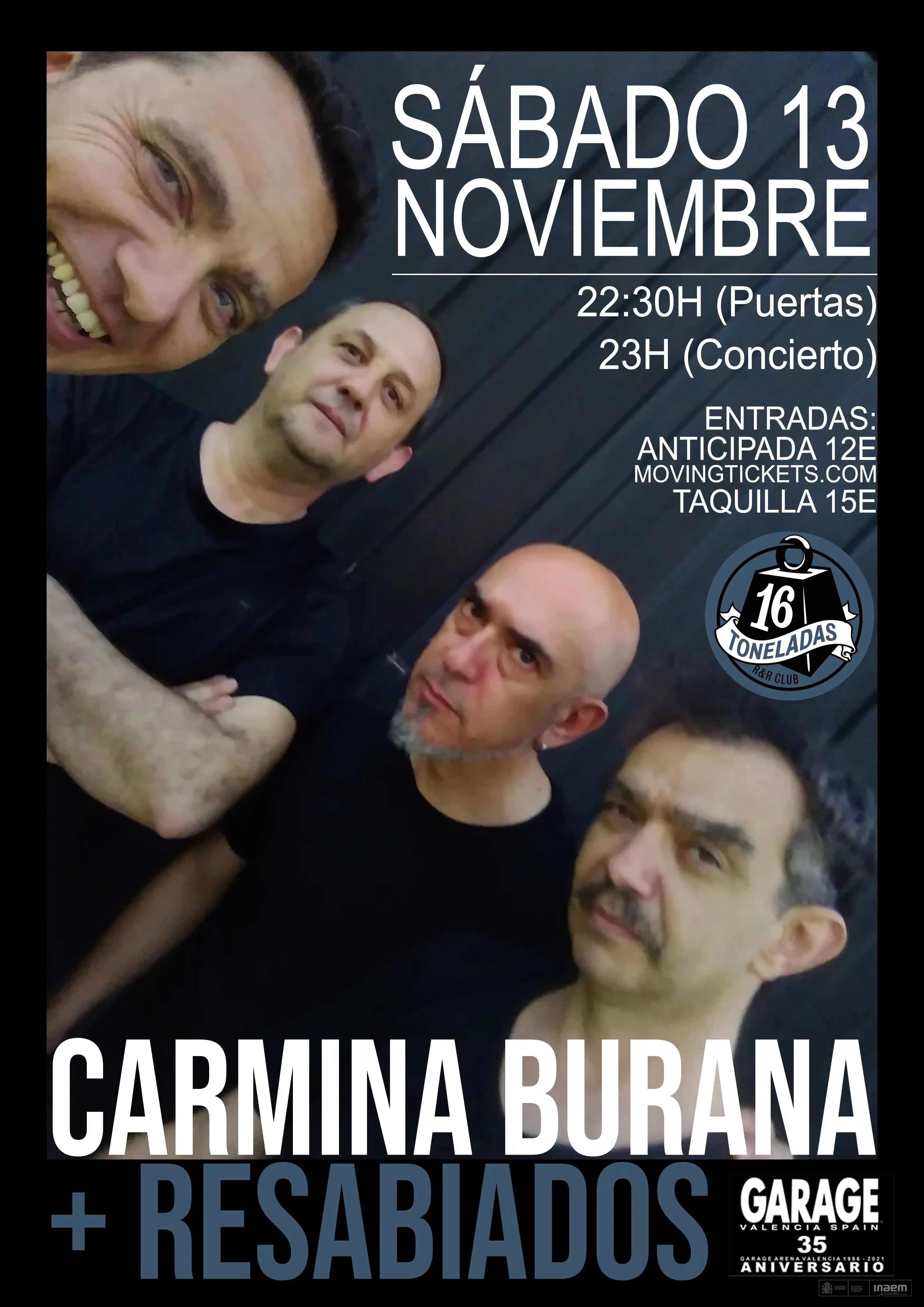 CARMINA BURANA + RESABIADOS
