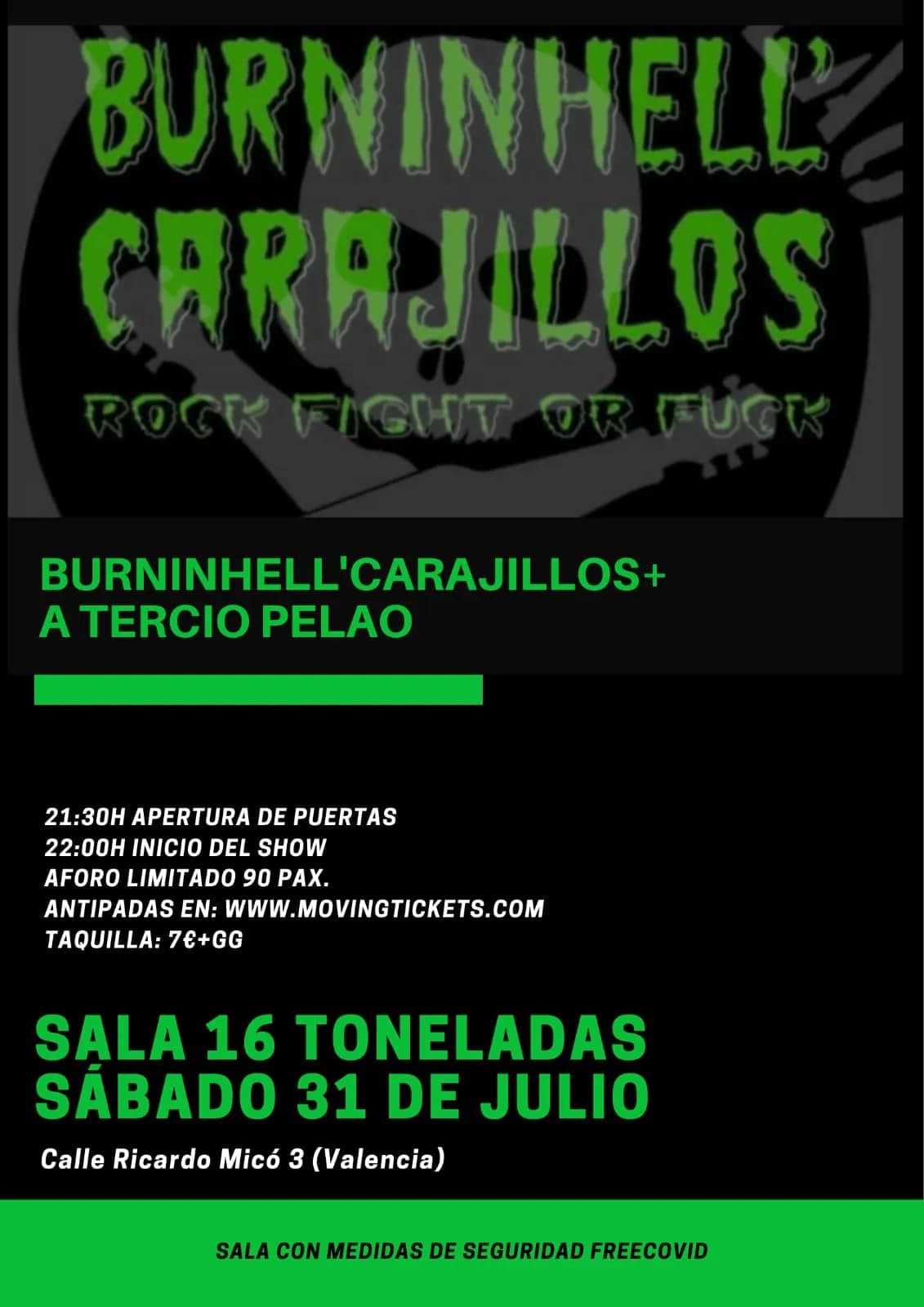 BURNINHELL' CARAJILLOS + A TERCIO PELAO