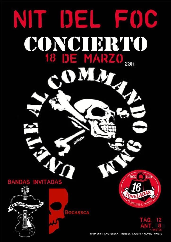 COMMANDO 9 MM + LATIDOS Y MORDISCOS + BOCASECA