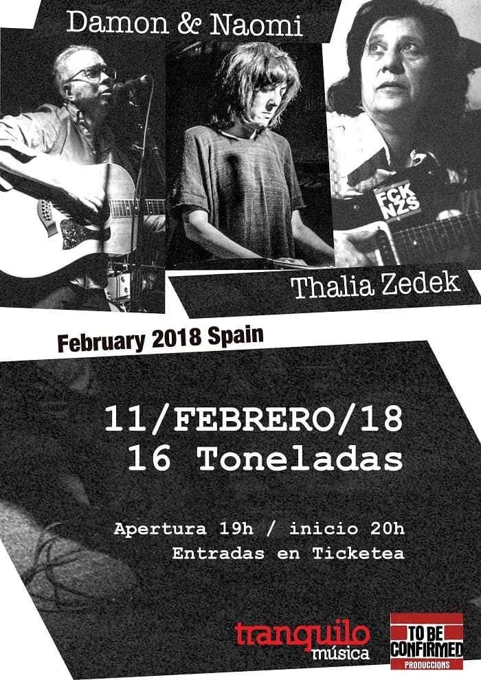 DAMON & NAOMI + THALIA ZEDEK