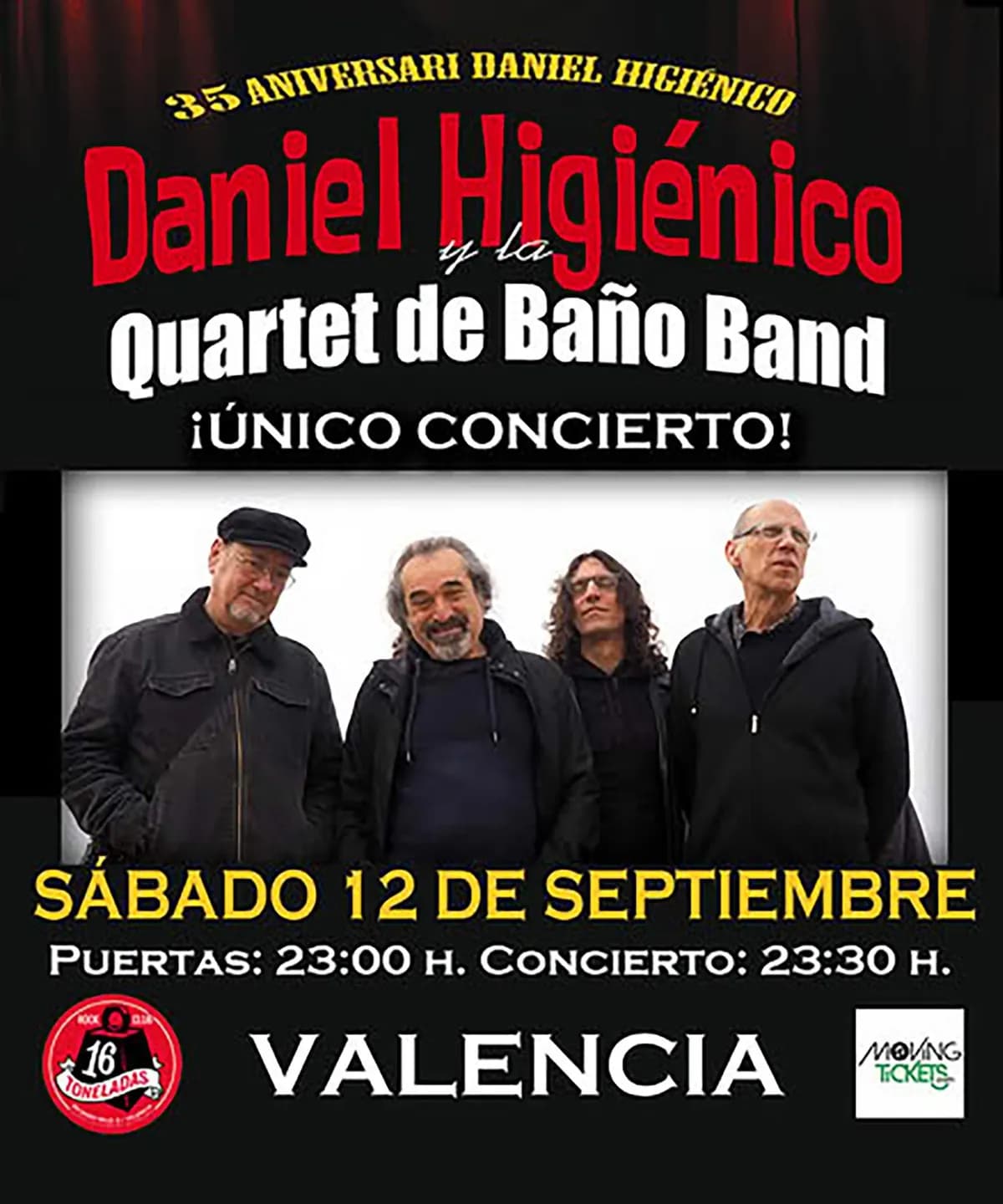 DANIEL HIGIÉNICO Y LA QUARTET DE BAÑO BAND