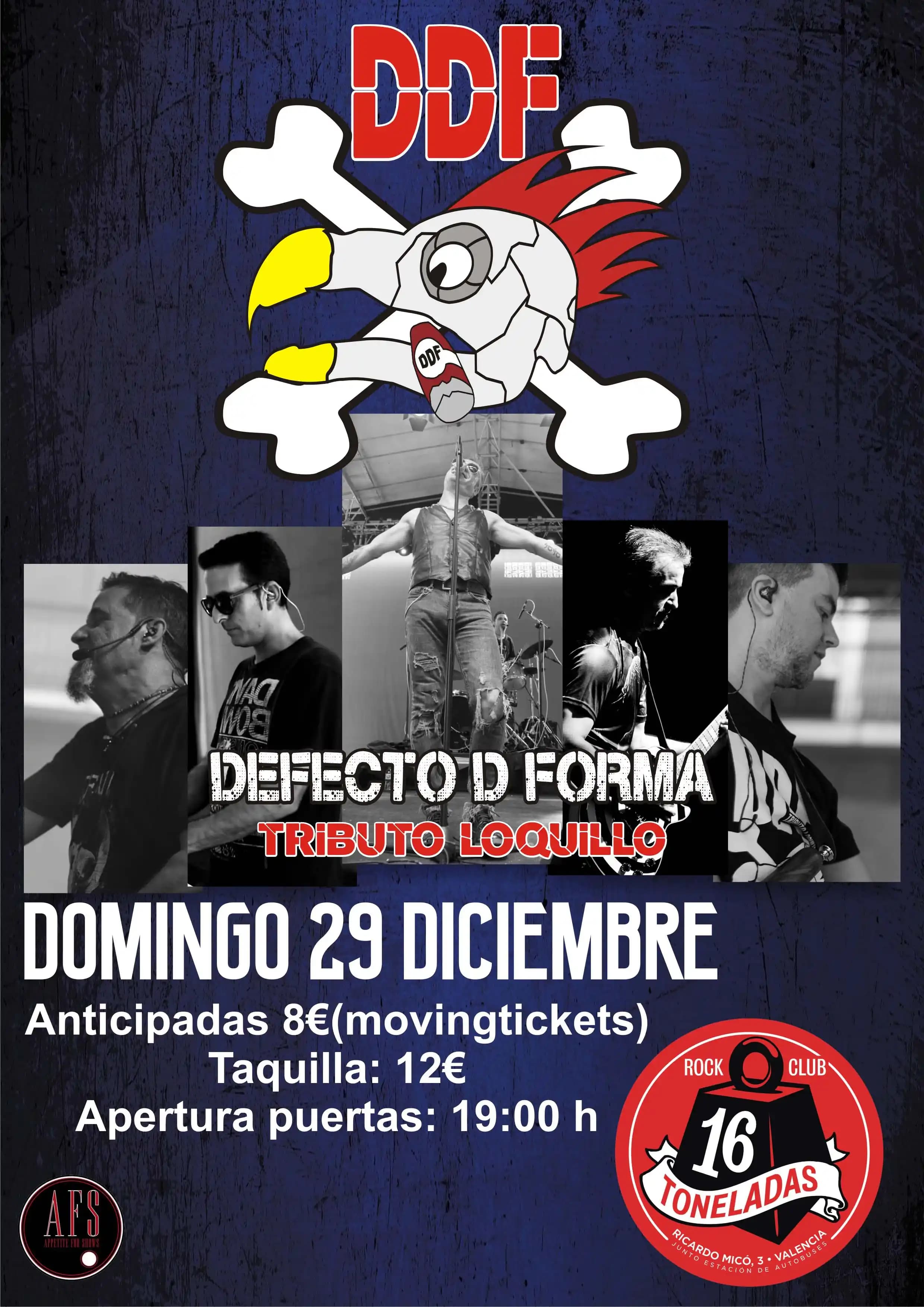 DEFECTO DE FORMA (Tributo Loquillo)