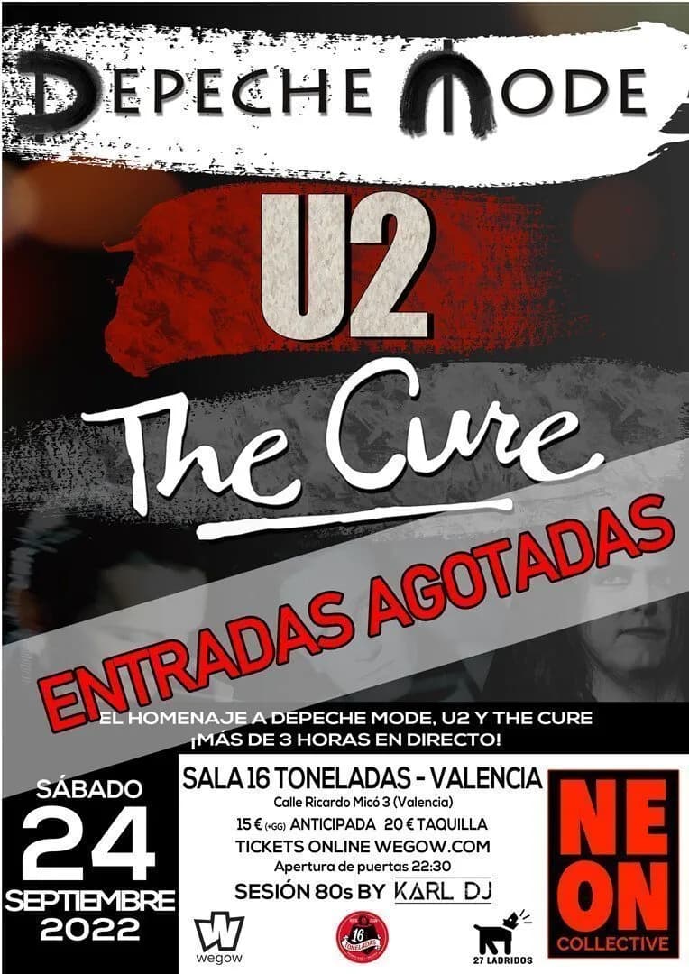 DEPECHE MODE, U2 & THE CURE TRIBUTE BY NEON COLLECTIVE