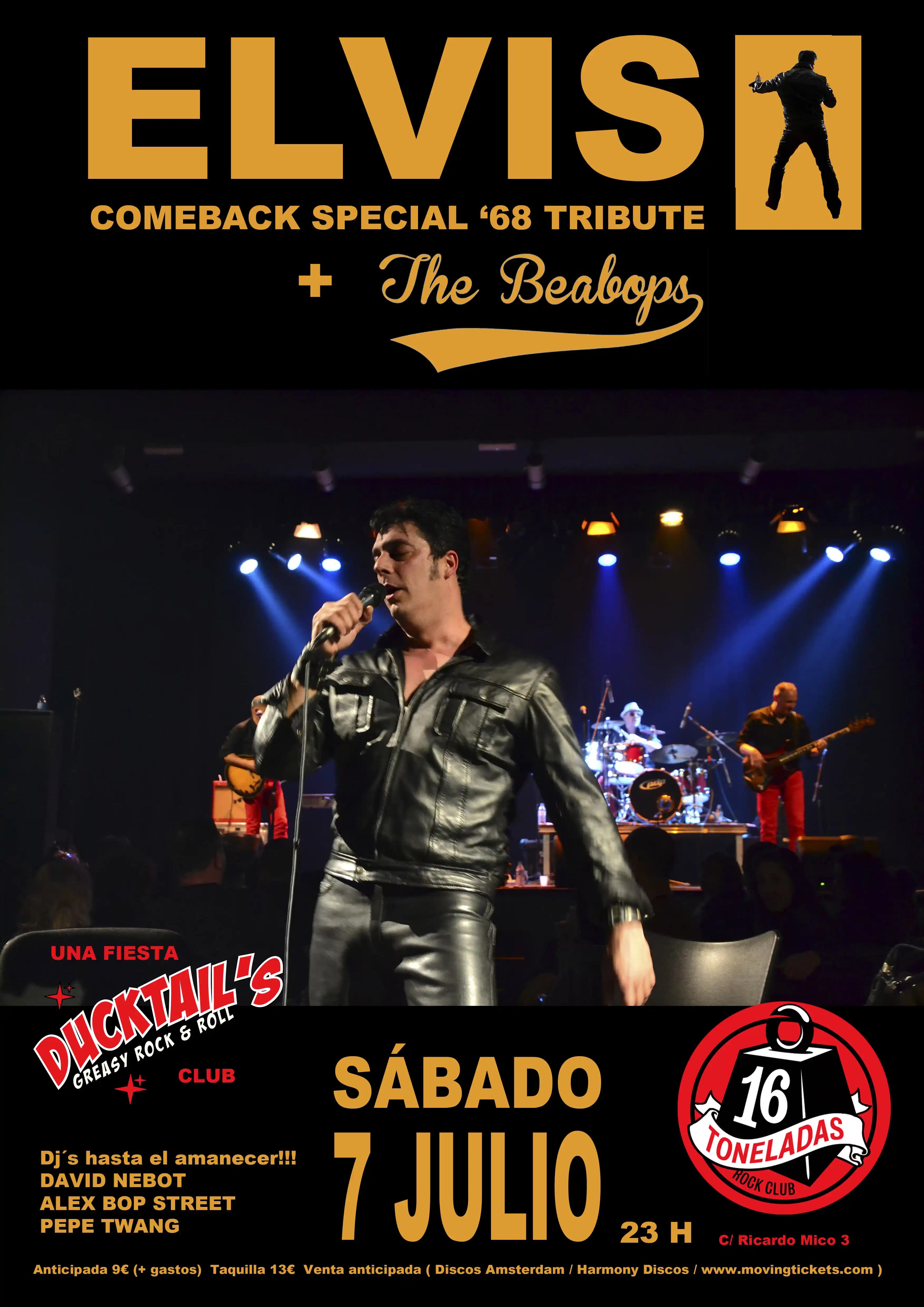 ELVIS COMEBACK SPECIAL ’68 TRIBUTE + THE BEABOPS