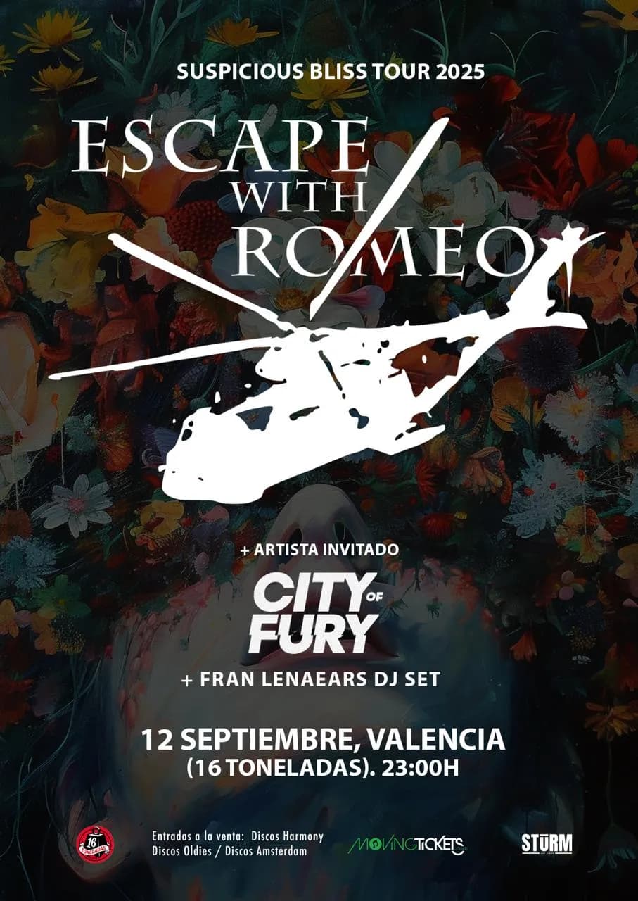 ESCAPE WITH ROMEO + CITY OF FURY + FRAN LENAEARS DJ SET