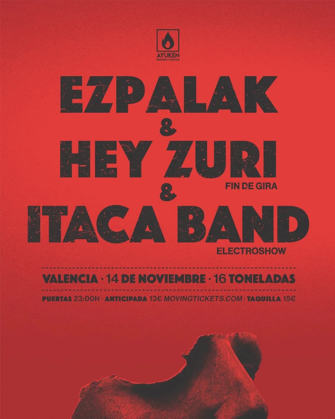 ITACA BAND “ELECTROSHOW” + EZPALAK + HEY ZURI