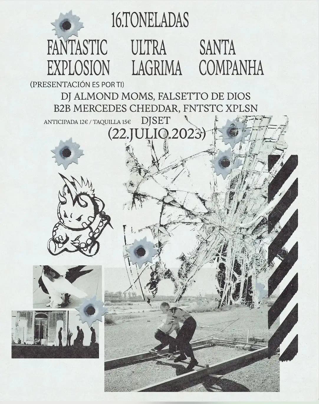 FANTASTIC EXPLOSION + ULTRA LÁGRIMA + SANTA COMPANHA
