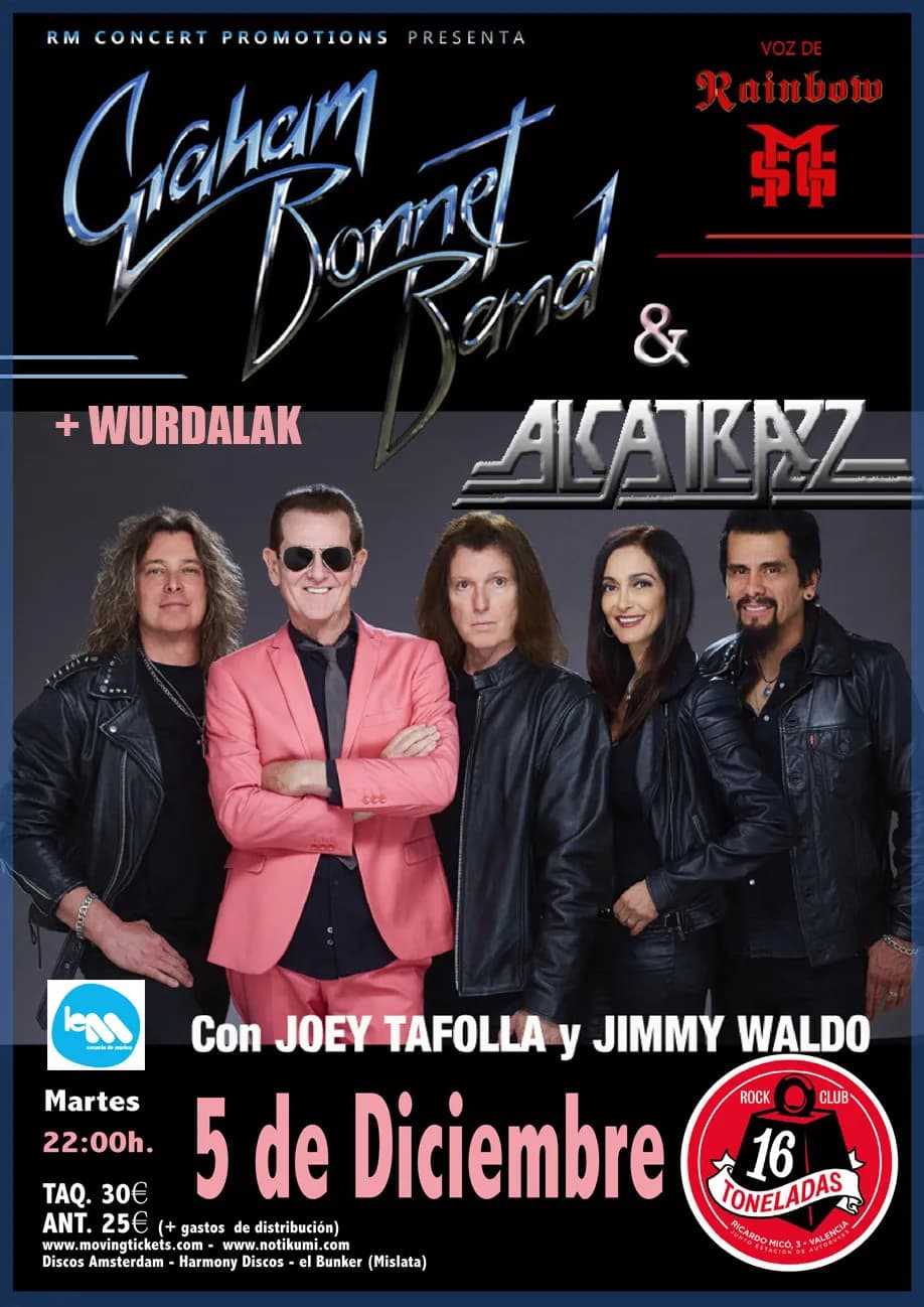 GRAHAM BONNET BAND + WURDALAK