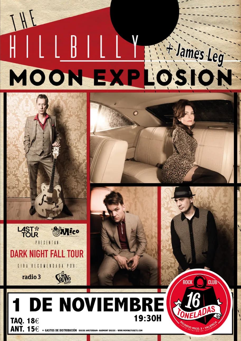 THE HILLBILLY MOON EXPLOSION + JAMES LEG