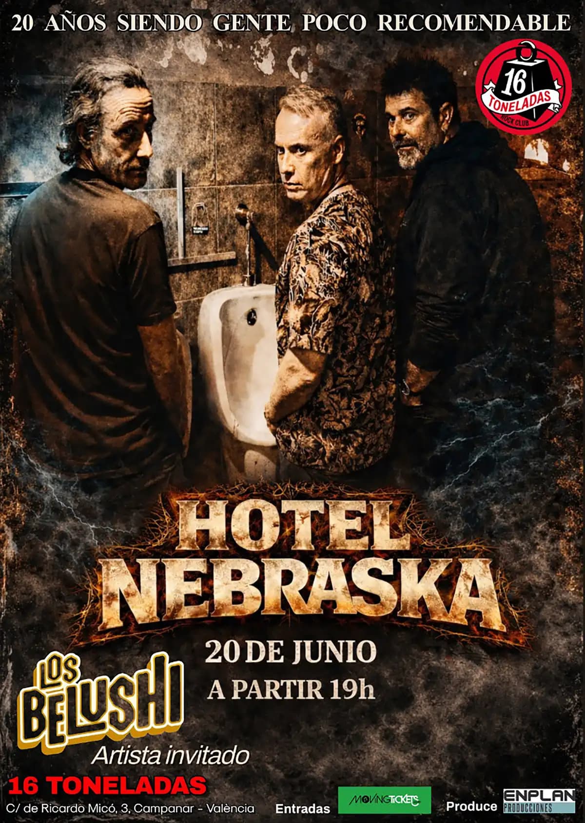 HOTEL NEBRASKA + LOS BELUSHI