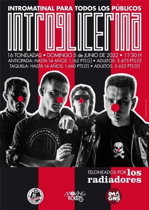 INTROGLICERINA + LOS RADIADORES
