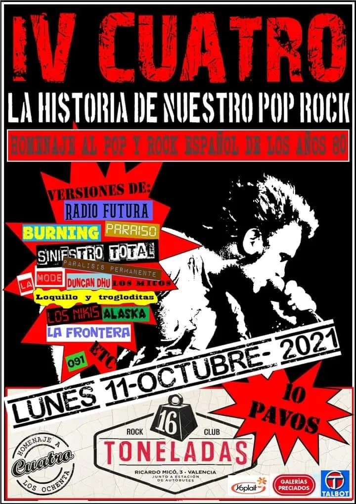 IV CUATRO - VERSIONES DE LOS '80