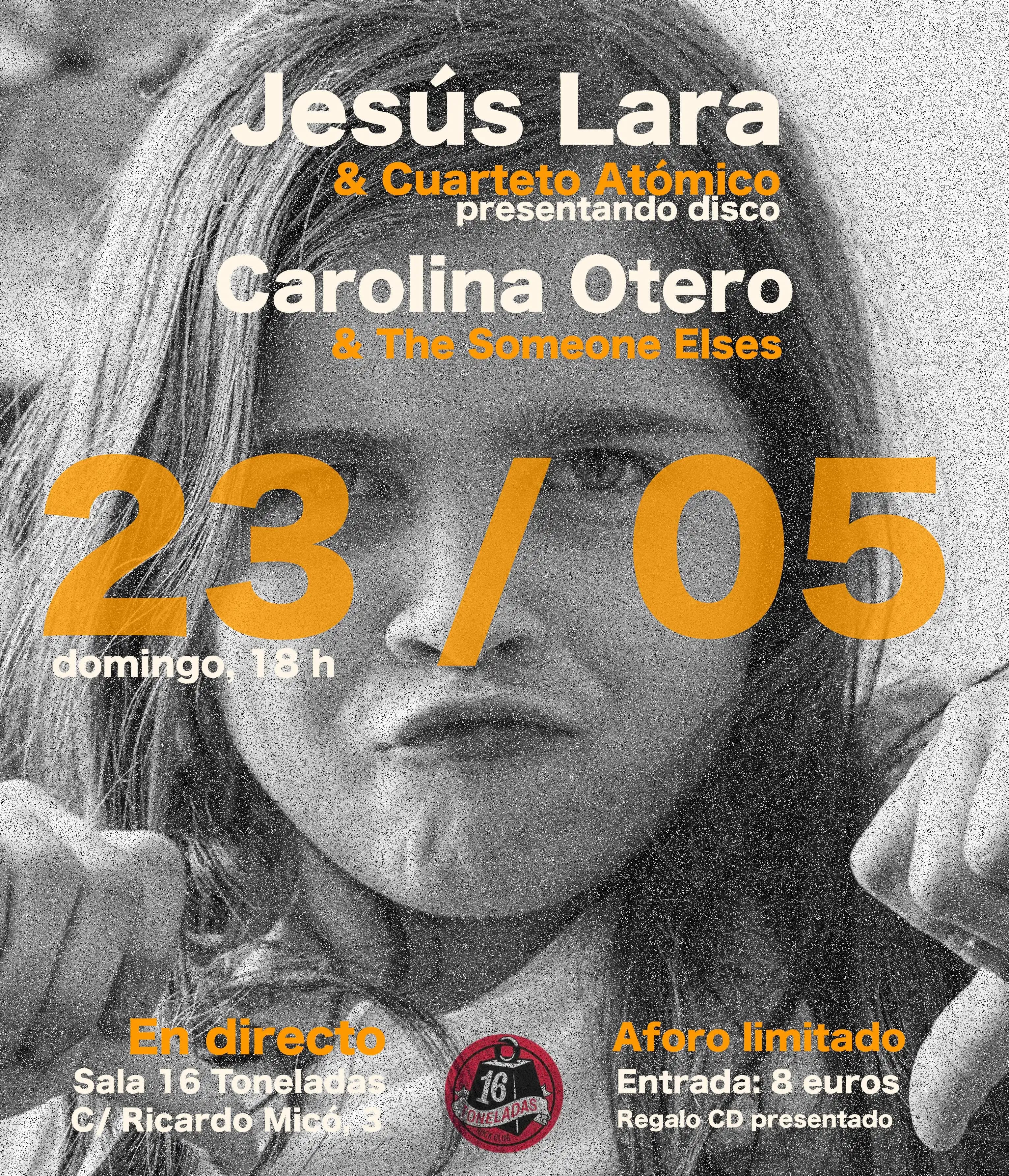 JESÚS LARA & CUARTETO CÓSMICO + CAROLINA OTERO & THE SOMEONE ELSES