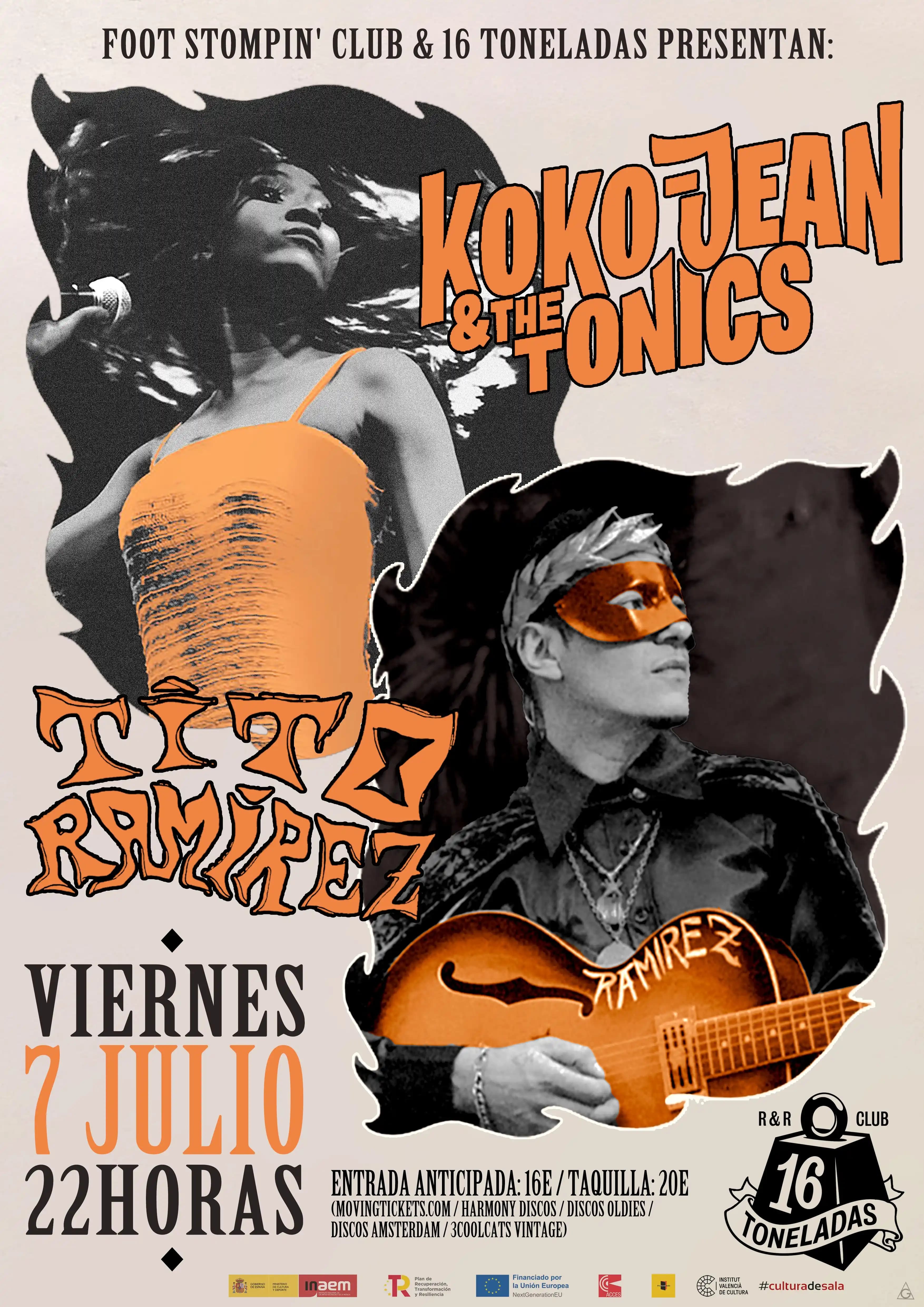 KOKO JEAN & THE TONICS + TITO RAMÍREZ